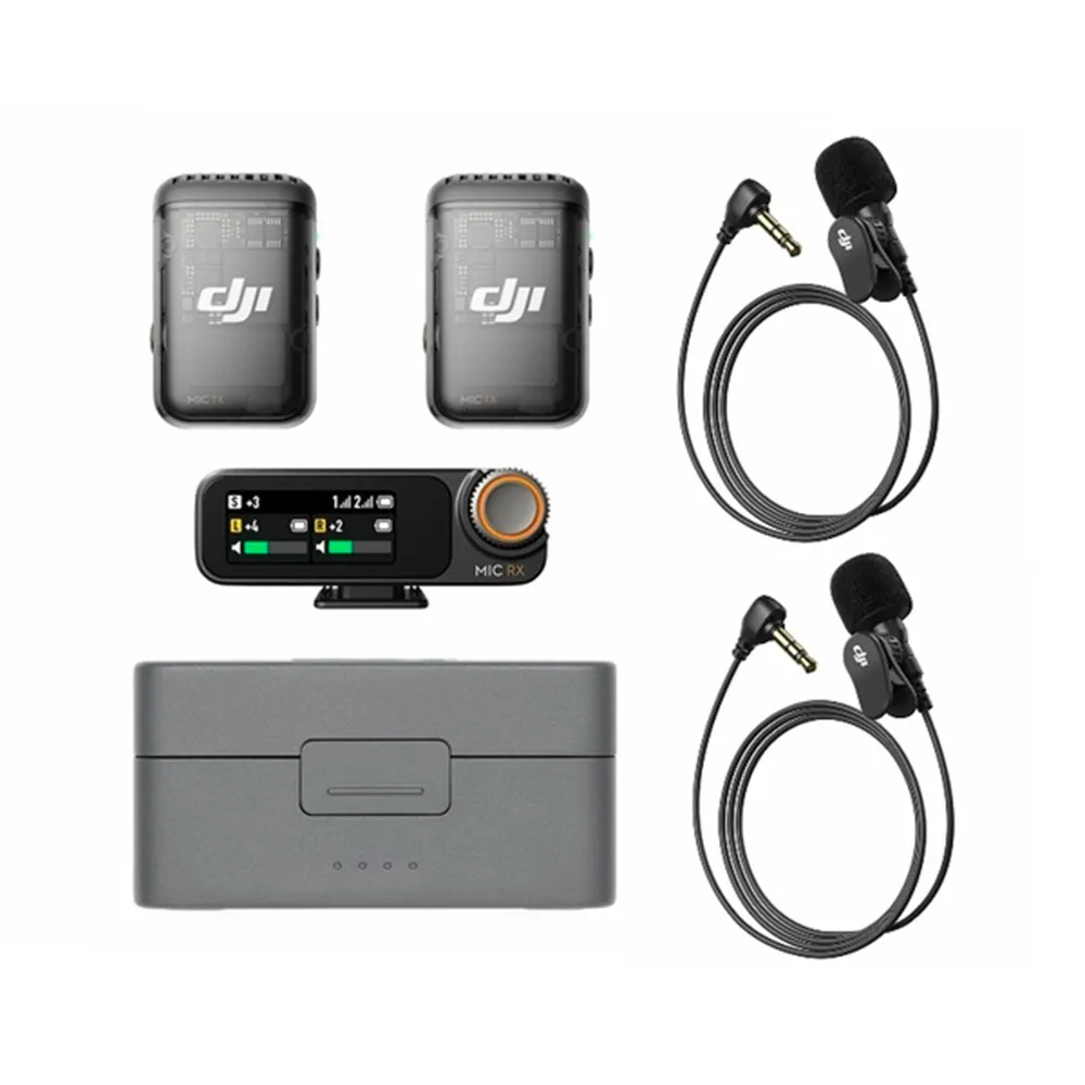 DJI Mic 2 + Micro DJI Lavalier (x2)