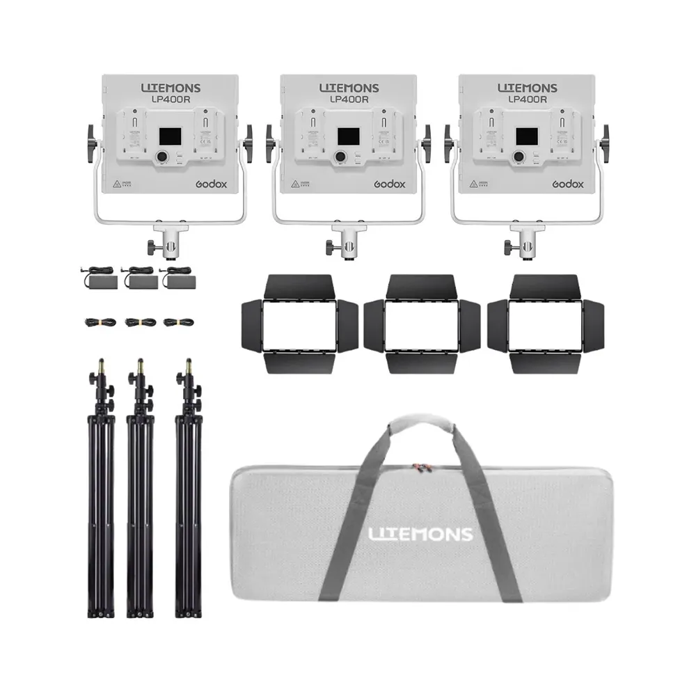 Godox Litemons LP400R Kit x3 Panneaux LED RGB