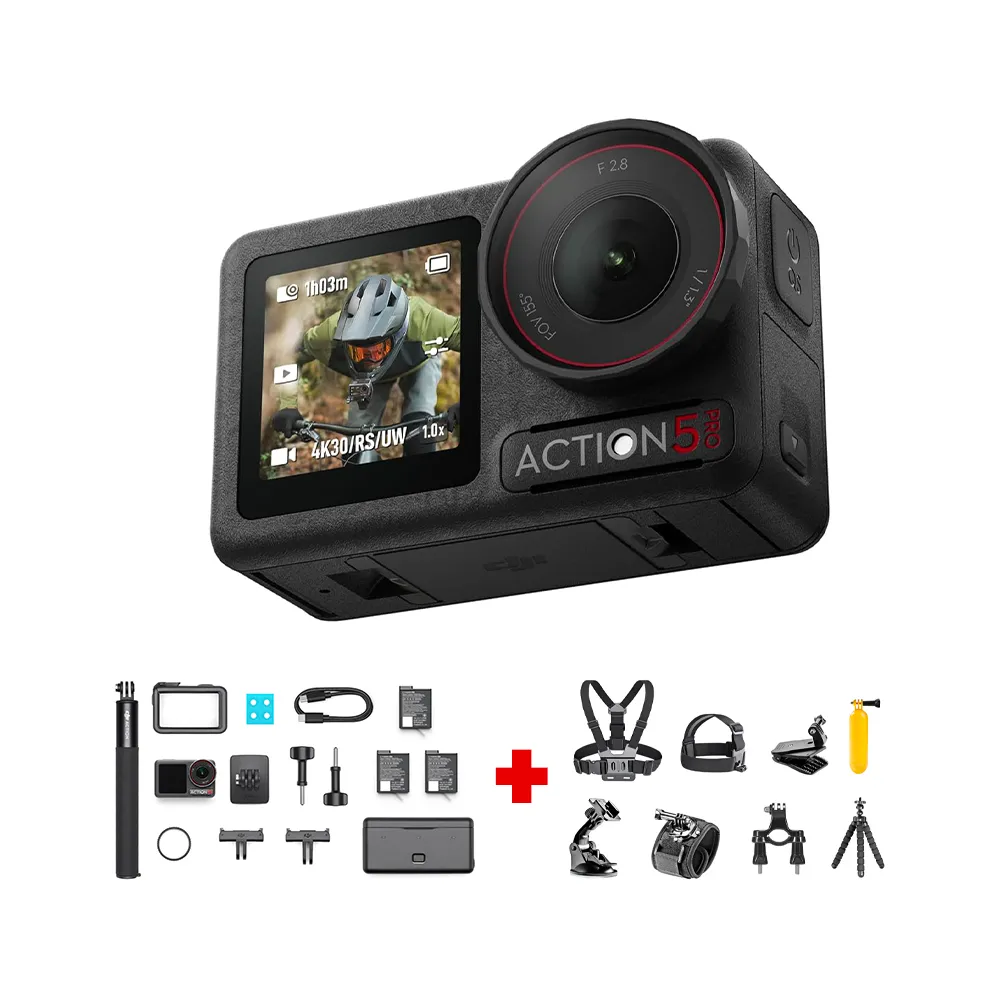 DJI Osmo Action 5 Pro Aventure + Accessoires