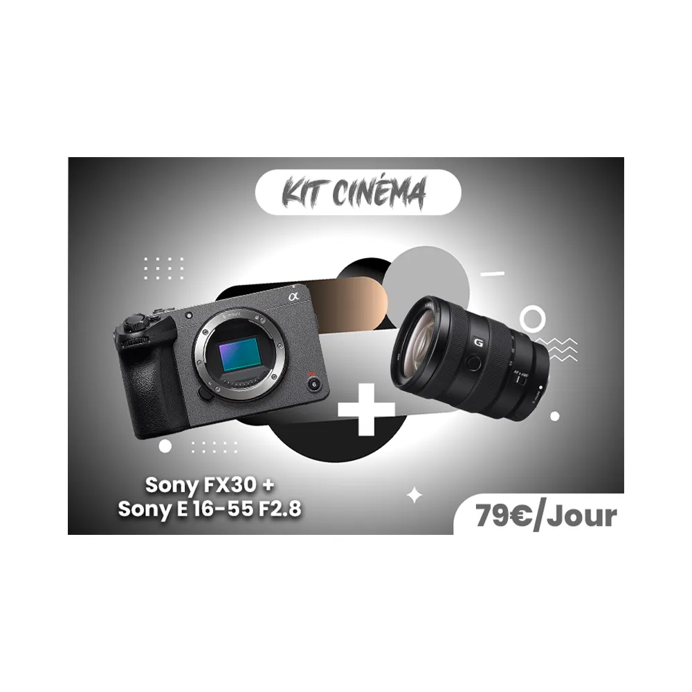 Sony FX30 + Sony E 16-55mm F2.8